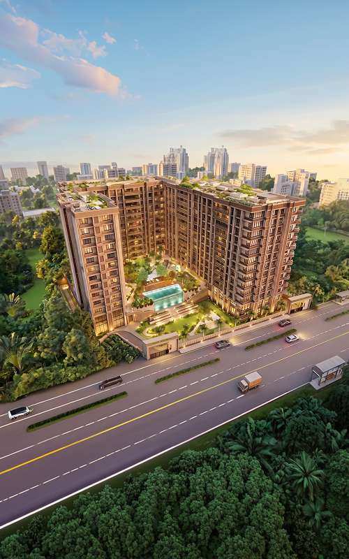Atharv Brindavan — aerial view